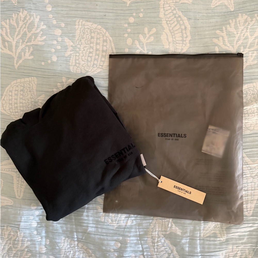 Essentials Classic Black Pullover NWT - image 1